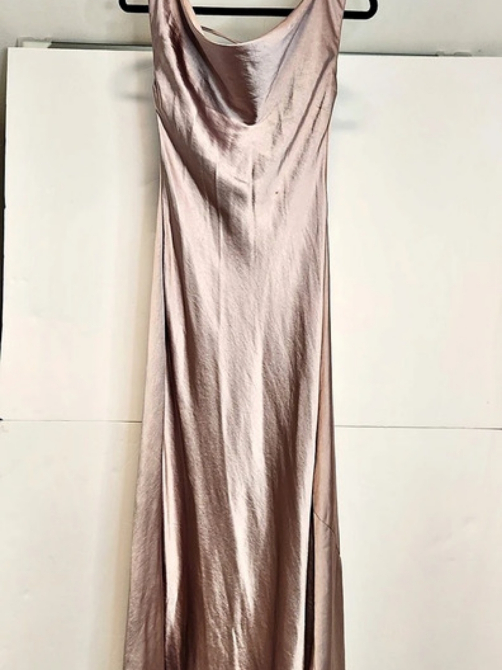 MelloDay Cowl Neck Maxi Dress in Pink Size XS Like New